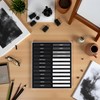 Dlicoda 24 Pcs Compressed Charcoal Sticks with Soft, Medium, Hard