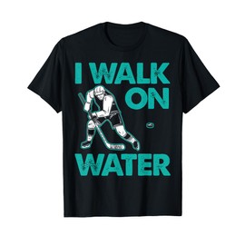 Ice hockey walk on water T-Shirt