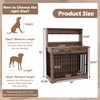 38" Furniture Style Dog Crate, Heavy Duty Dog Cage Table