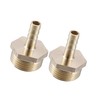 Hihaha 2 Pcs 8mm 3/4" BSP Male Thread Hose Fitting