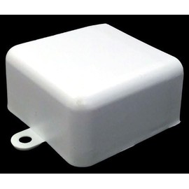 Electriduct Extra Large Latching Cable Raceway Accessories (2100 Series) - End Cap - White