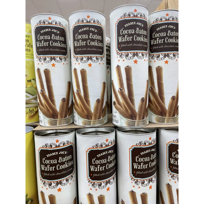 Trader Joe's 2 Packs Trader Joe's Cocoa Baton Wafer Cookies