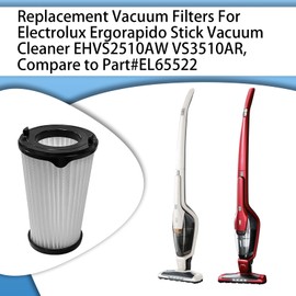 Aolleteau 4 Pack Vacuum Filters Compatible with Electrolux PureAdvantage Stick Vacuum VAF-1TM EHVS2510AW VS3510AR, Compare to Part# EL65522