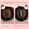 360° Cover Hair Clip in Bangs 100% Human Hair Clip