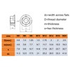 M10-1.5 Serrated Flange Hex Nuts, M10 Hexagon Flange Nuts 304
