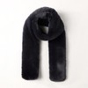 Lala 라라 퍼 롱 스카프-네이비 (LALAF247) Lala Fur Long Scarf