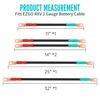 10L0L Golf Cart Pure Copper Battery Cables Compatible with EZGO