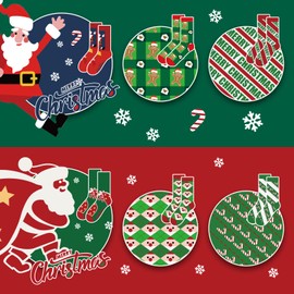 Niofind Christmas Socks Women Men 6 Pairs Funny Christmas Socks 37-46 Unisex Christmas Motif Socks Colourful Patterned Santa Novelty Socks Christmas Gifts, Colourful