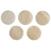 Croll and Denecke Round Loofah Exfoliating Pads, Pack of 5)