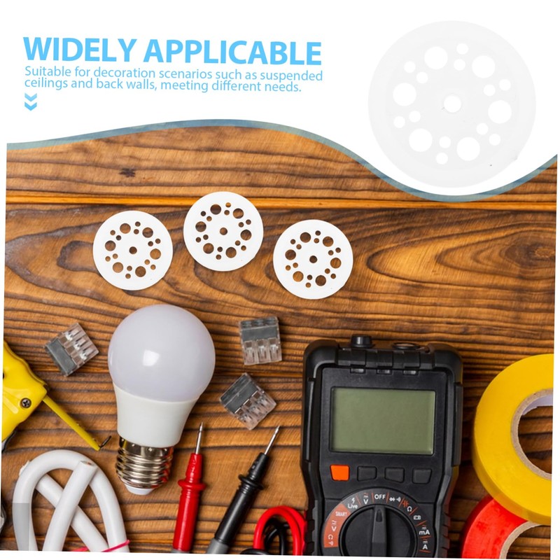 CHILDWEET 100pcs Plastic Fixing Washers for Foam Board Insulation 4-Spoke