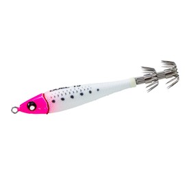 Duel A1712-RBLP Lead Squid Jig EZ-Bait Metal, No. 15, 2.0 oz (56 g), Real Blue Luminous Pink Head, Squid Metal