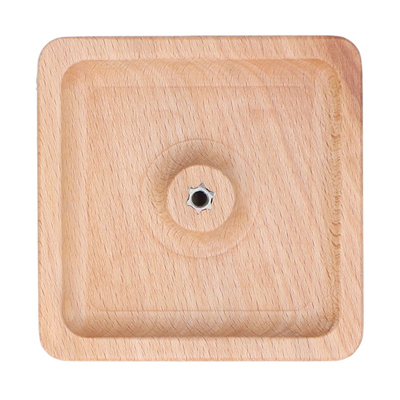 Wooden Headphone Holder Beech Headset Stand Desktop Display Shelf for