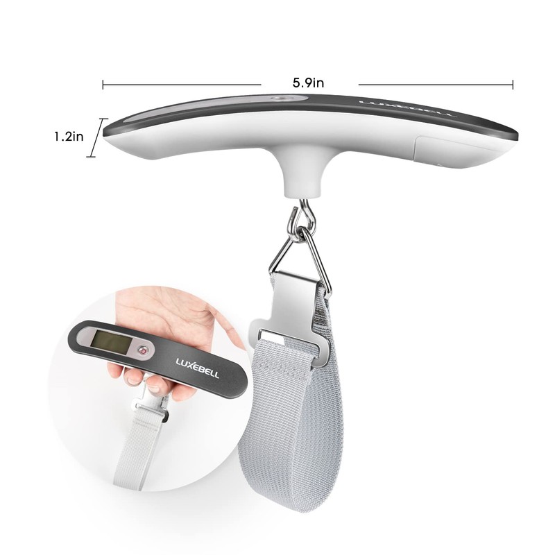 Digital Luggage Scale Gift for Traveler Suitcase Handheld Weight Scale
