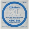 D'Addario XB075SL Nickel Wound Bass Guitar Single String, Super Long