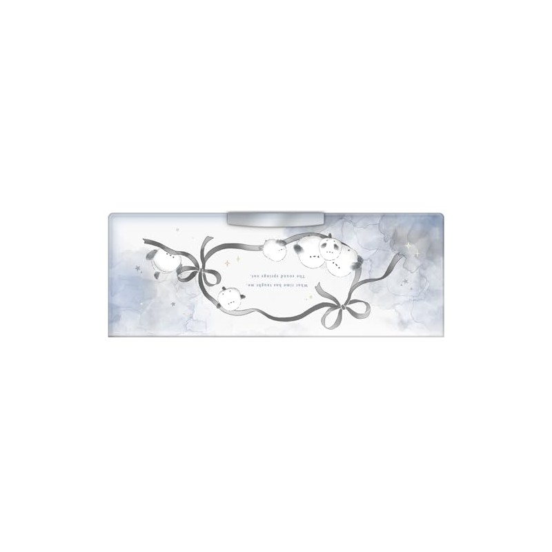 Q-LiA 93282 Pen Case, Coolier Sheer Drop Soft Pencil Case,