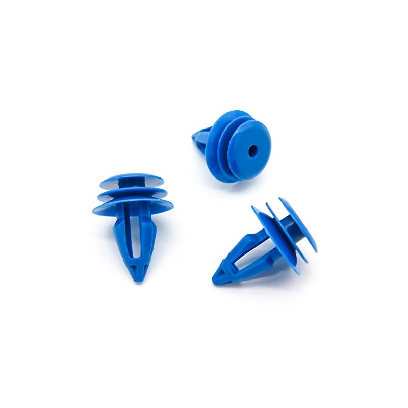 VVO Fasteners Plastic Interior Pillar Trim Clip, Blue (Pack of