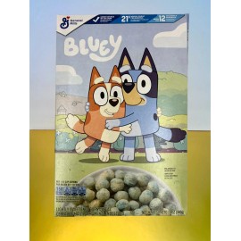 Bluey  New Limited Edition General Mills Bluey Crispy Corn Puffs Cereal 12oz