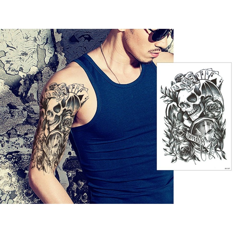 The Fantasy Skull Tattoo Sticker (hb049)