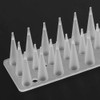 12Pcs Outdoor Plastic Anti Bird Spike Strips Repellent Defender for