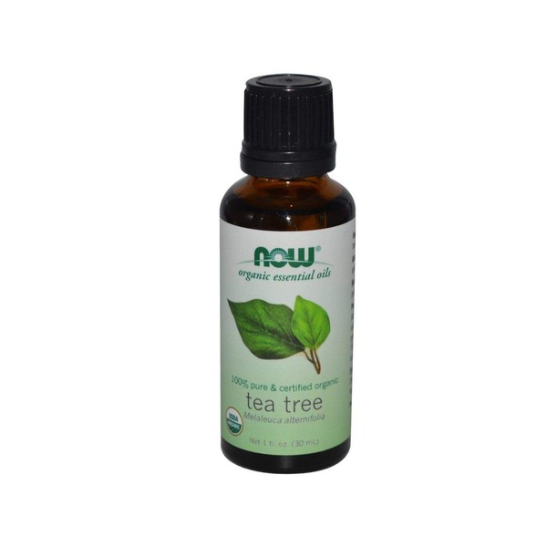 Organic Essential Oils, Tea Tree, 1 fl oz (30 ml), NOW Foods