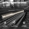 Vearter SDS MAX Shank T-Post Driver for 7/8'' Ground Rods,