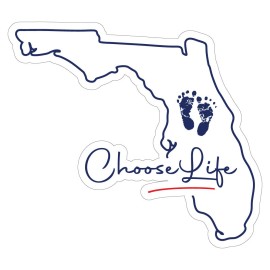 Florida Choose Life Sticker Pro-Life Sticker