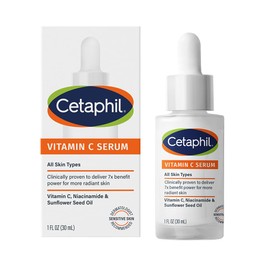 Galderma CETAPHIL Suero de vitamina C Antimanchas 30 ml con Vitamina C, Niacinamida y Aceite de Semilla de Girasol