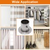 S SYDIEN 4PCS Closet Pole Socket, 1-1/4 Inch Stainless Steel