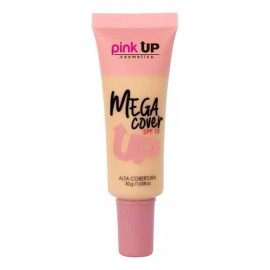 Base de maquillaje líquida Pink Up Mega Cover Mega Cover tono deep beige