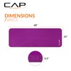 CAP Barbell Yoga Mat 1/2" Thick with Carrying Strap -