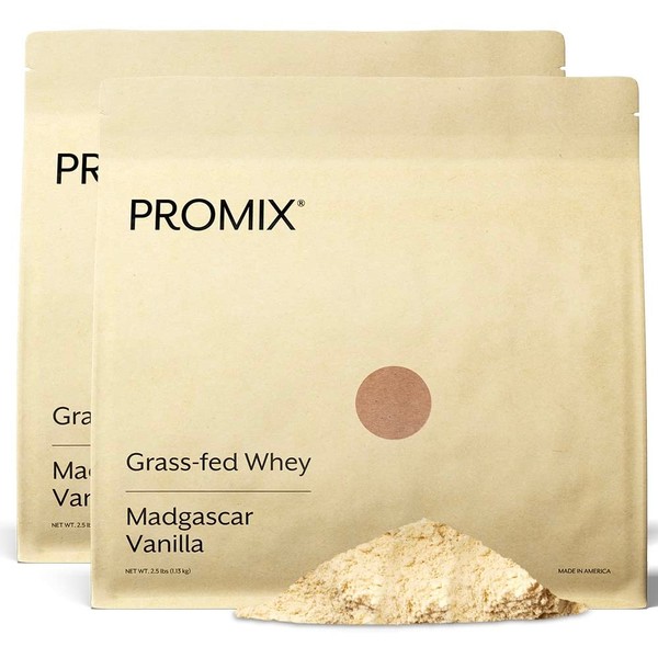 ProMix Nutrition Promix Whey Protein Powder, Vanilla - 5lb Bulk