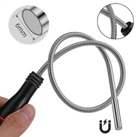 F Fityle 20 inch Long Pickup Tool Accurate Pick up in Narrow Space Metal Powerful Heavy Duty for Keys