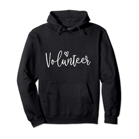 Cute Volunteer Heart Design - Volunteering Pullover Hoodie