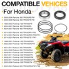 Rear Axle Brake Drum Wheel Seal Bearing for Honda Rancher