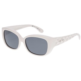 JP by Jonathan Paul Beverly Fitovers Sunglasses - Polarized Grey Lenses with 100% UVA and UVB Protection, Oleophobic Smudgeproof coating - Shiny Ivory Frame