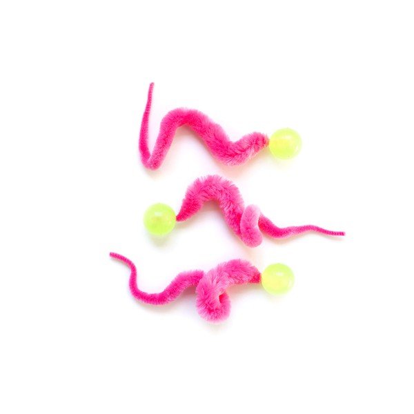 Dezi & Roo Glow-in-The-Dark Wiggly Ball - 3pk - Fun