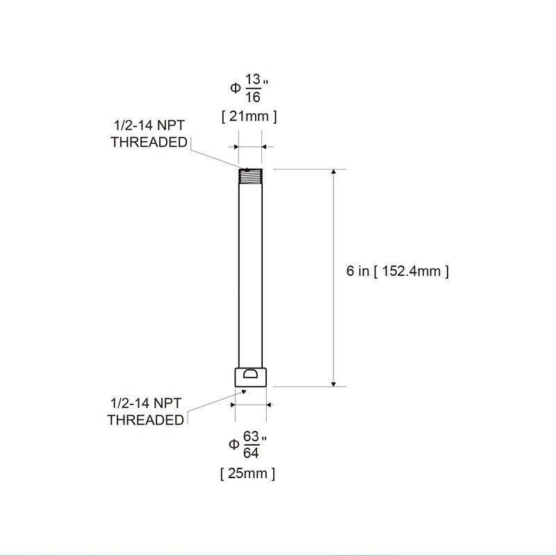OFFO Shower Head Extension Arm, Shower Arm Extension Shower Head