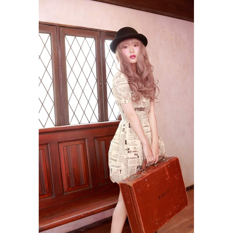 Priscilla CTA-100 All Color Wig, Whipped Curl, Long, Heat Resistant,