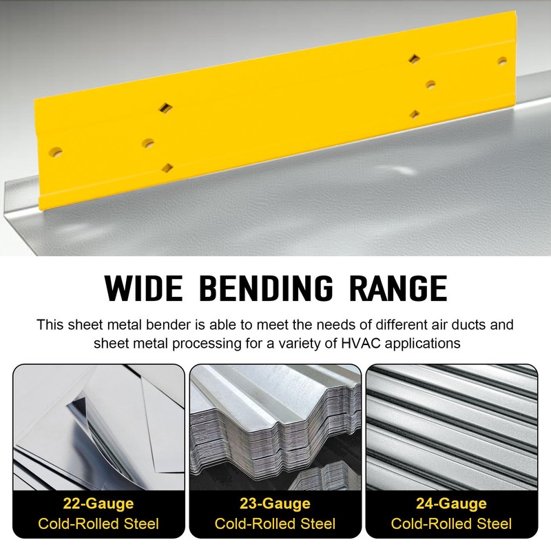 12 Inch Sheet Metal Bender, Sheet Metal Folding Tool for
