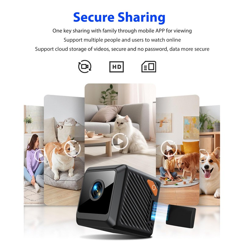 Generic Wireless Security Camera, 1080P HD 2.4G WiFi Home Surveillance
