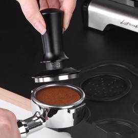 Attsky 58mm Espresso Tamper, Coffee Tamper for Espresso Machine, Espresso Tamp with Spring Loaded Tamper, Depth-adjustable Espresso Hand Tampers 58mm