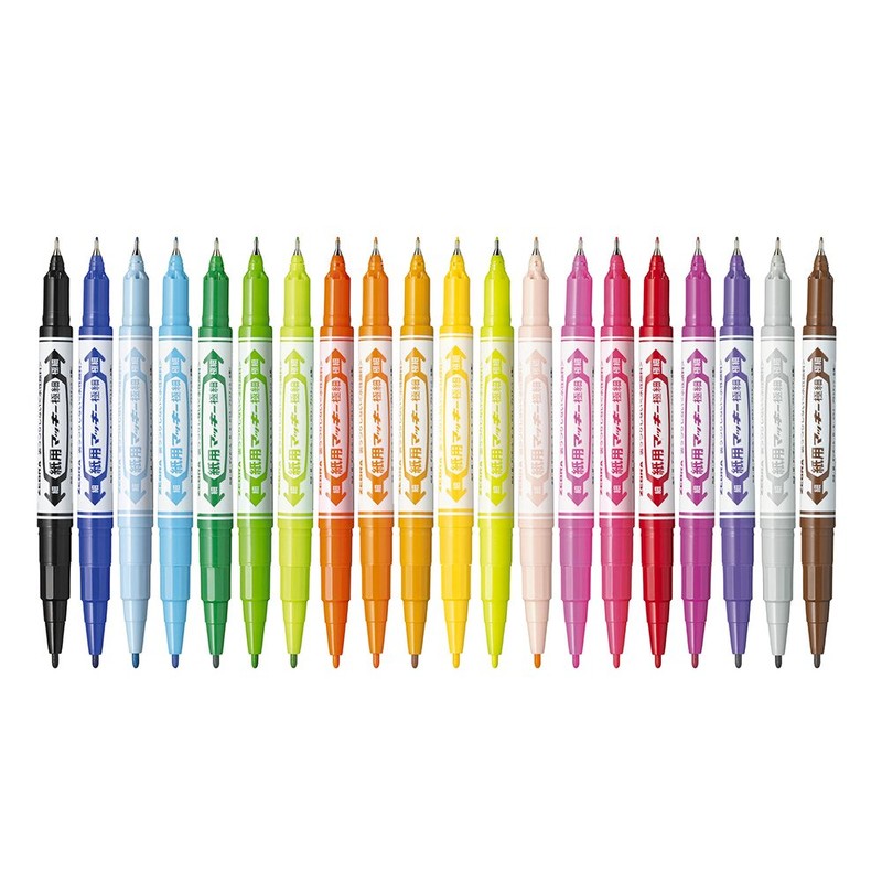 Zebra Mackie Water-Based Markers, For Paper