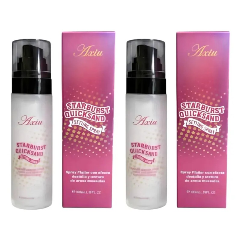 Kit 2 Fijadores De Maquillaje Starburst Efecto Luminos Axiu