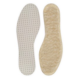 Bama Wool - Warm Comfort Insole Made of Pure Wool for Especially Cold Winter Days, Unisex Warmth Insole, for Solid Winter Shoes, 1 Pair - 40/41 EUR