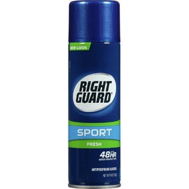 4 Pack Right Guard Sport Fresh 48 Hour Protection Antiperpirant Aerosol 6 Ounce