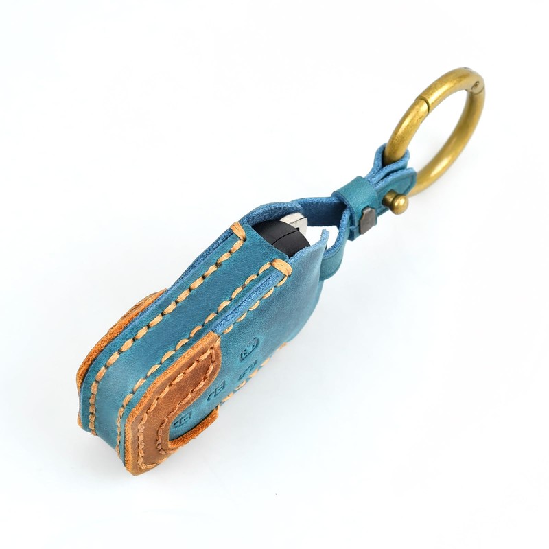 OFFCURVE Honda Key Case, Genuine Leather, 4 Buttons, Key Fob