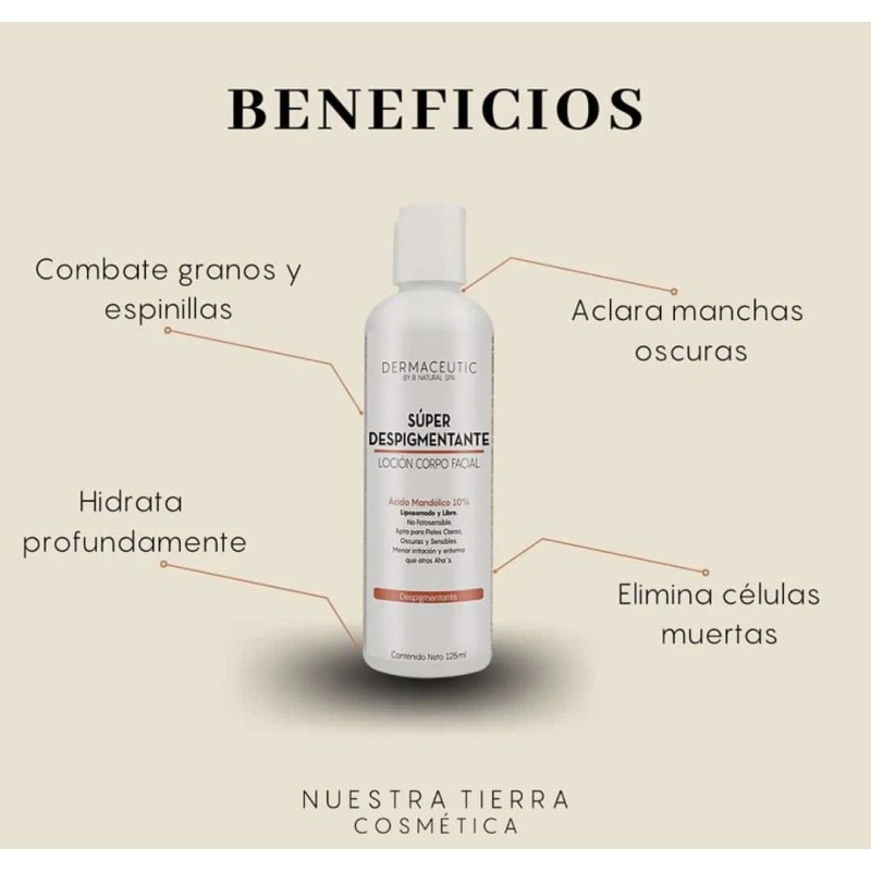 Locion Super Despigmentante Acido Mandelico 10%