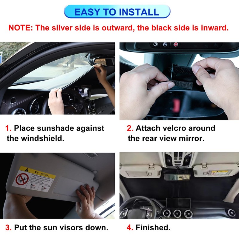 Windshield Sun Shade for Ford Explorer 2020 2021 2022 2023