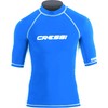 Cressi Men's Lycra Skin Short Sleeve Rash Guard UV Sun