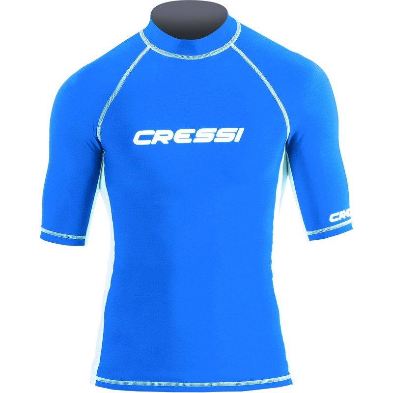 Cressi Men's Lycra Skin Short Sleeve Rash Guard UV Sun